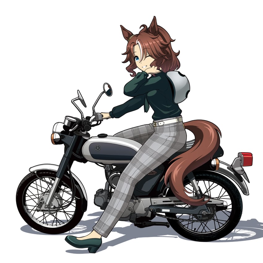 mejiro palmer (umamusume and 1 more) drawn by kano_(nakanotakahiro1029)