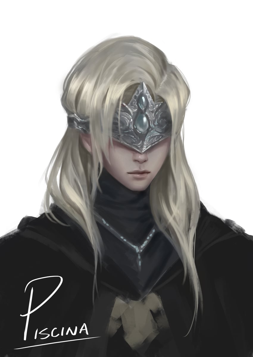 fire keeper (dark souls and 1 more) drawn by piscina