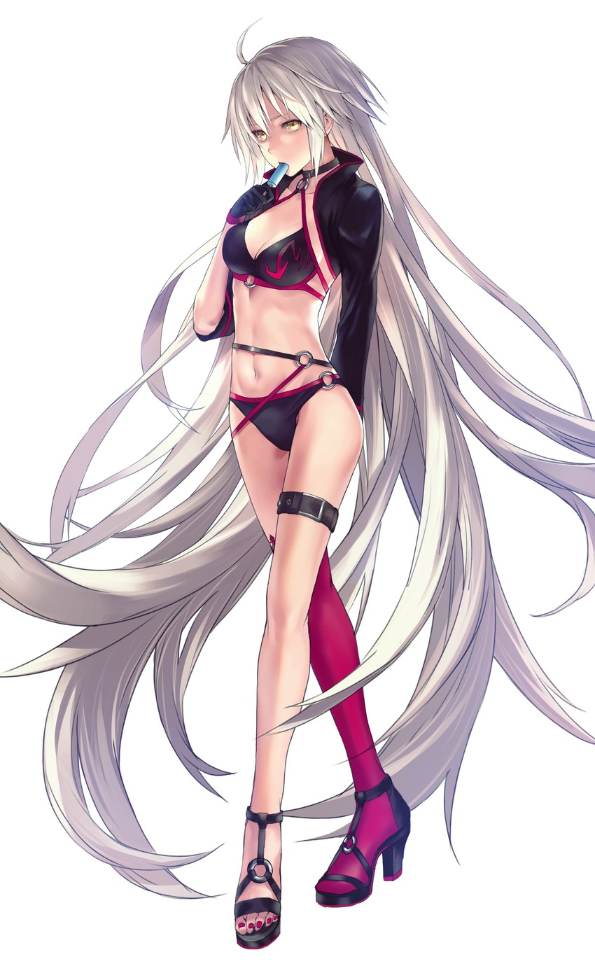 jeanne d'arc alter (fate and 1 more) drawn by applekun
