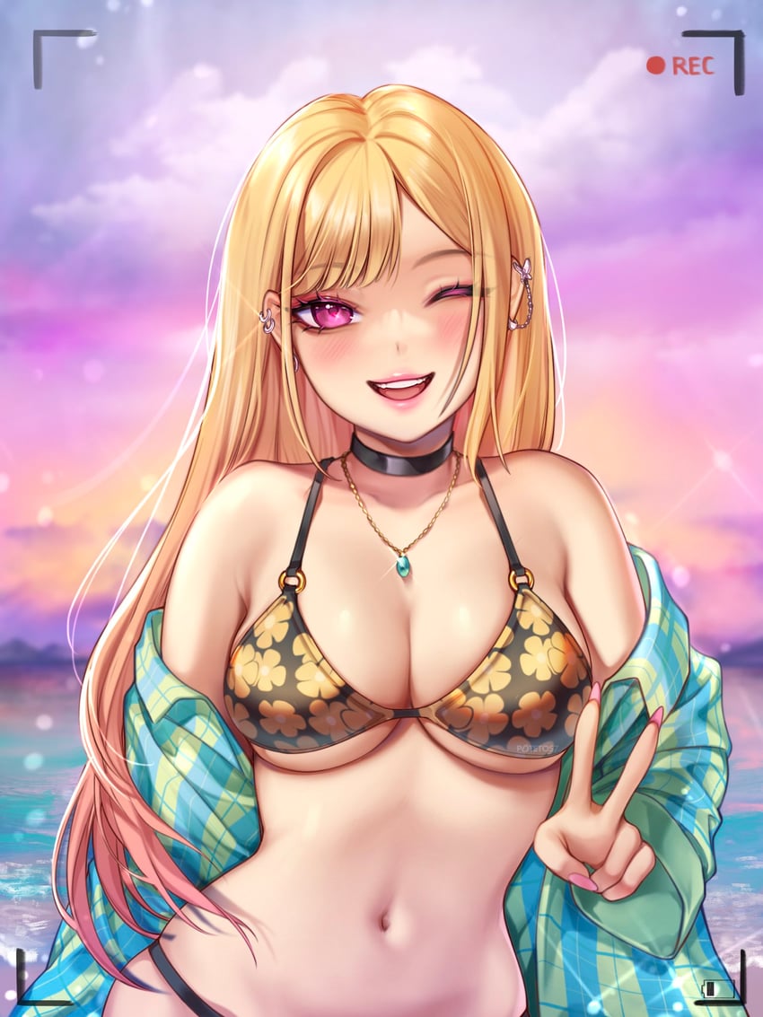 kitagawa marin (sono bisque doll wa koi wo suru) drawn by potetos7