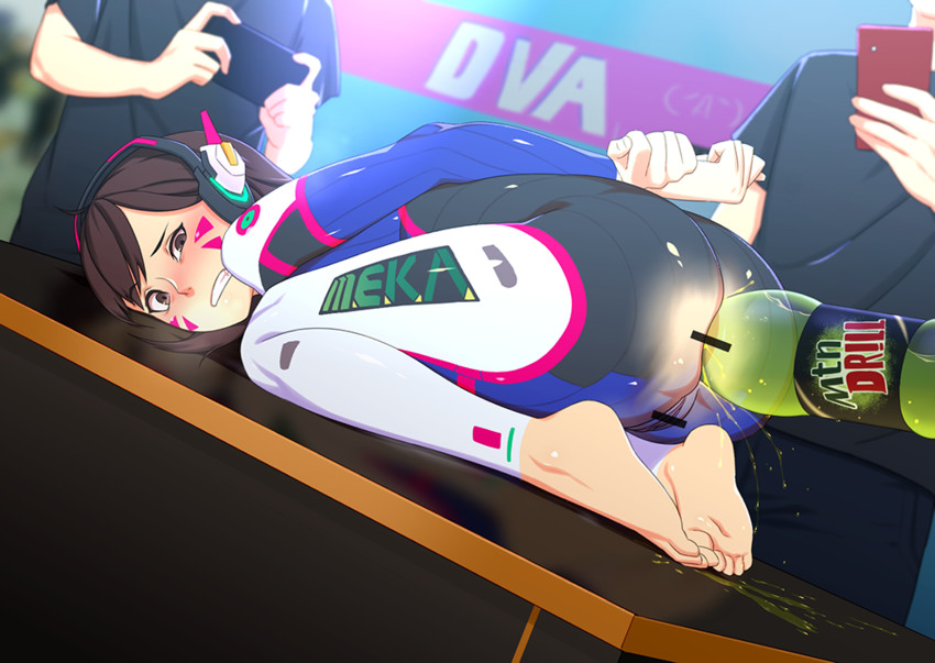 d.va (overwatch and 2 more) drawn by shiory