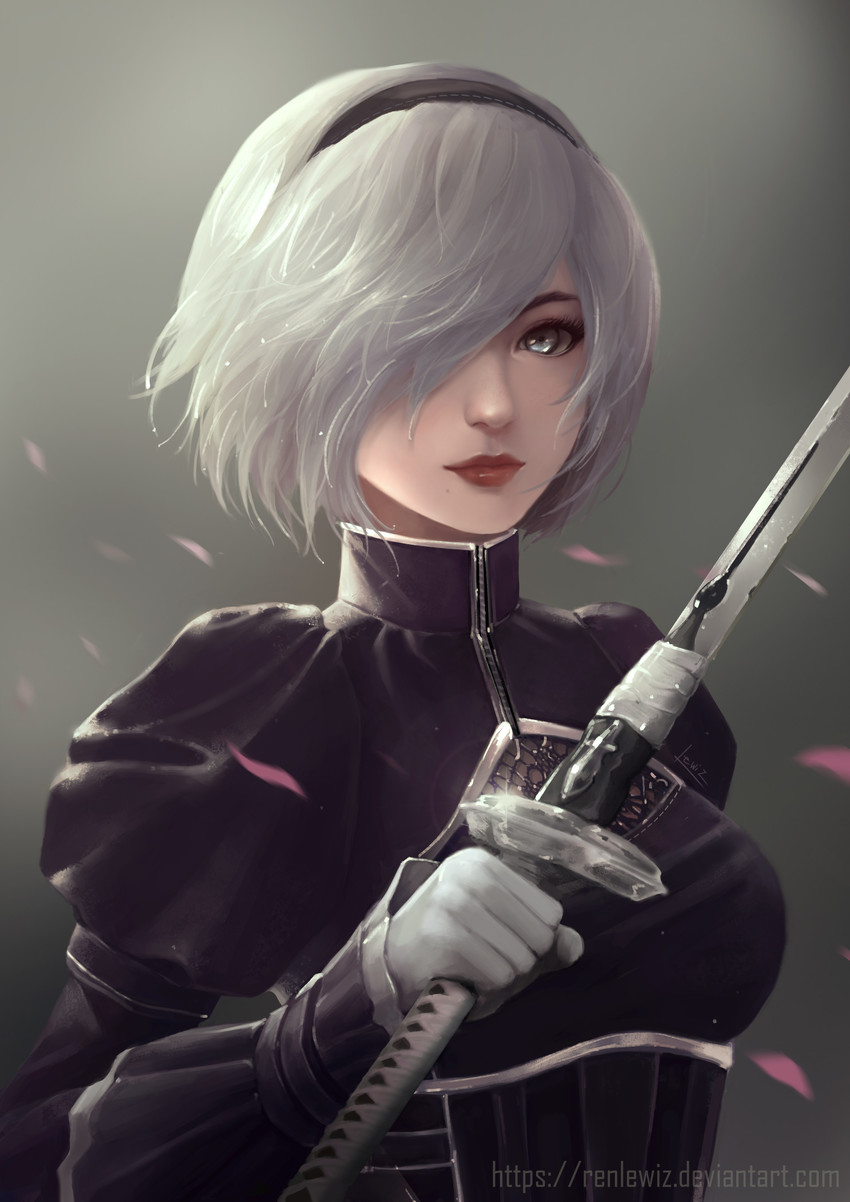 a2 (nier and 1 more) drawn by lewiz_ren