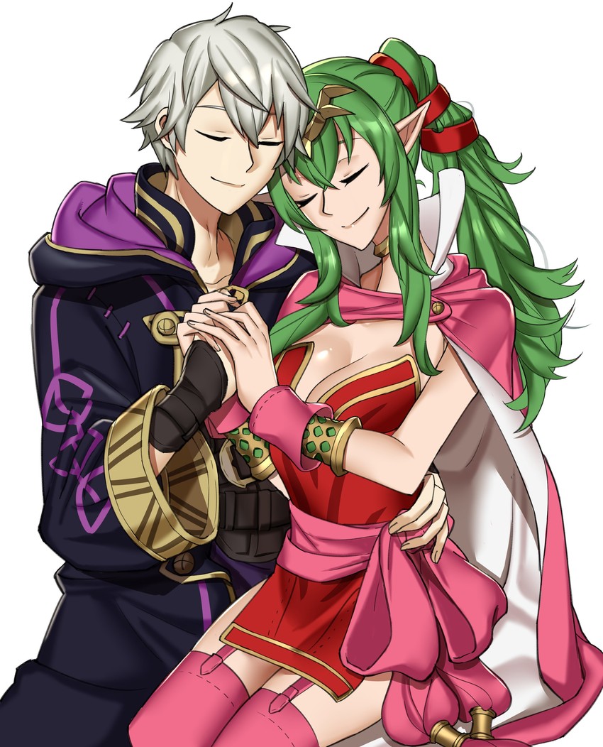 male robin and tiki (fire emblem and 1 more) drawn by ebinku