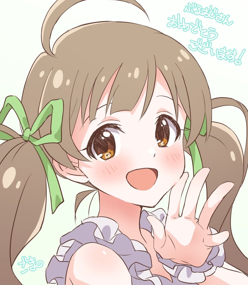 hakozaki serika (idolmaster and 1 more) drawn by goma_konbu