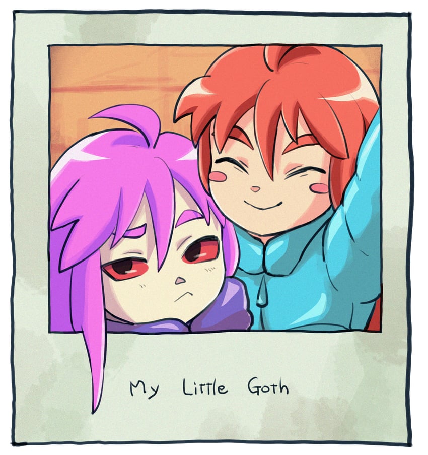 madeline and badeline (celeste) drawn by fuwamoko_momen_toufu