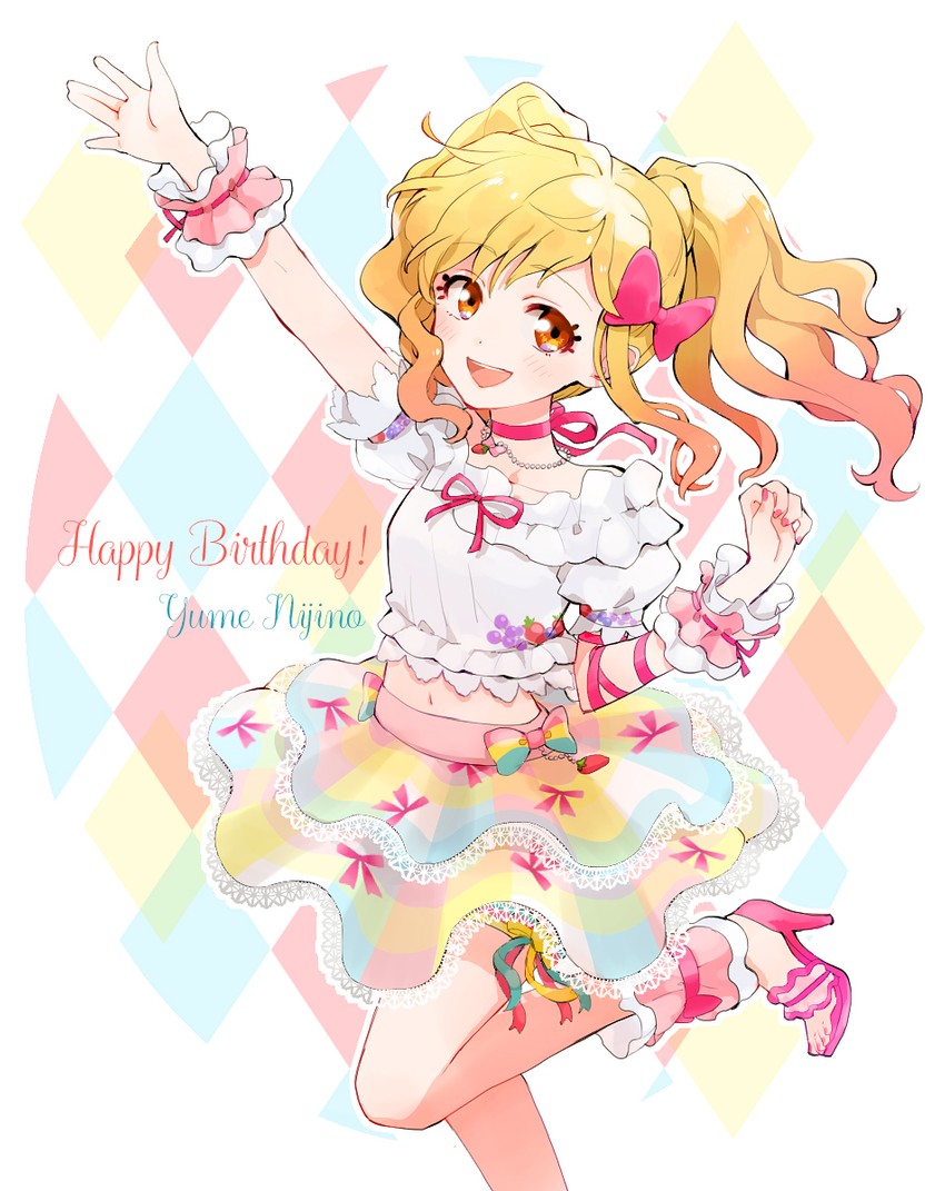 nijino yume (aikatsu! and 1 more) drawn by popoin