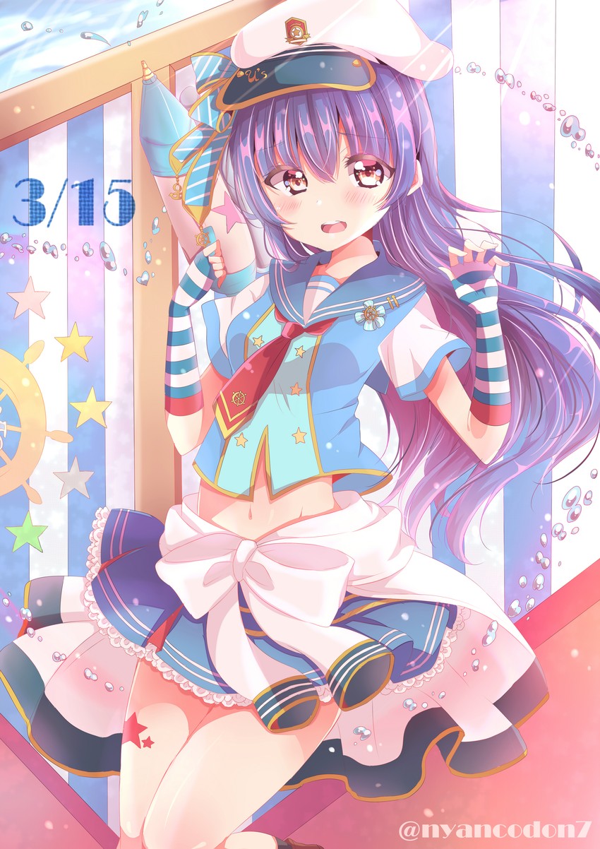 sonoda umi (love live! and 2 more) drawn by koron_(nekomeron)
