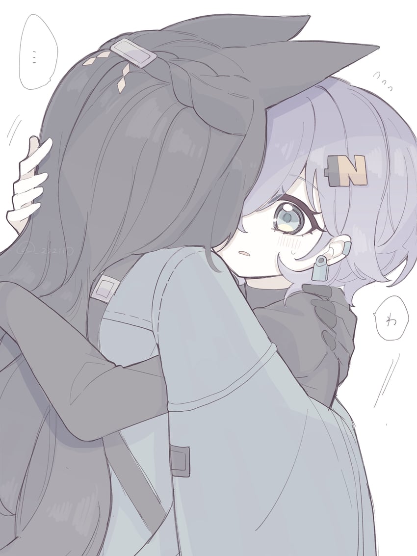 hoshimi miyabi and belle (zenless zone zero) drawn by zzzii0