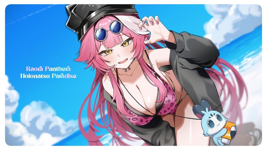 raora panthera and chattino (hololive and 1 more) drawn by yachiyo_(psy_omachi)