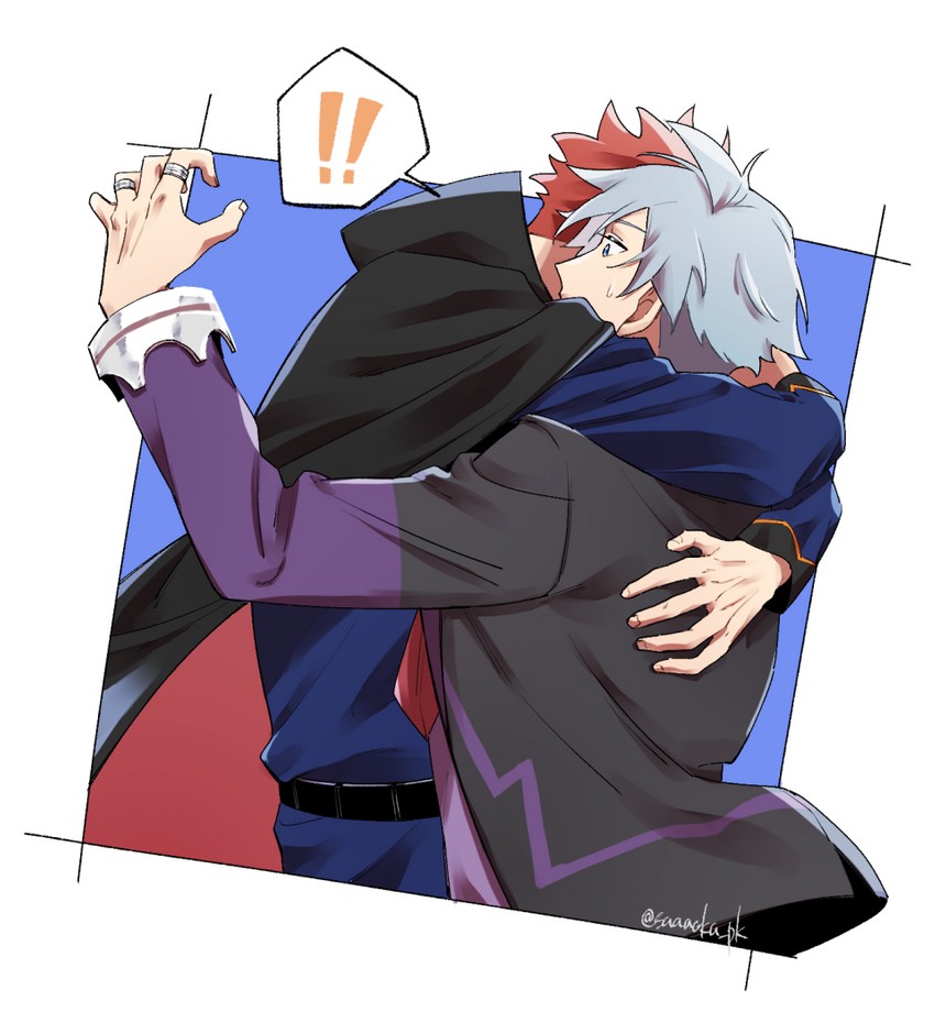 steven stone and lance (pokemon and 2 more) drawn by tate_(saaaaka_pk)
