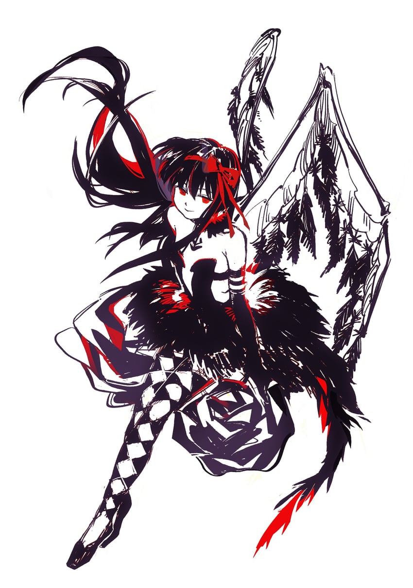 akemi homura and akuma homura (mahou shoujo madoka magica and 1 more) drawn by zgxuke