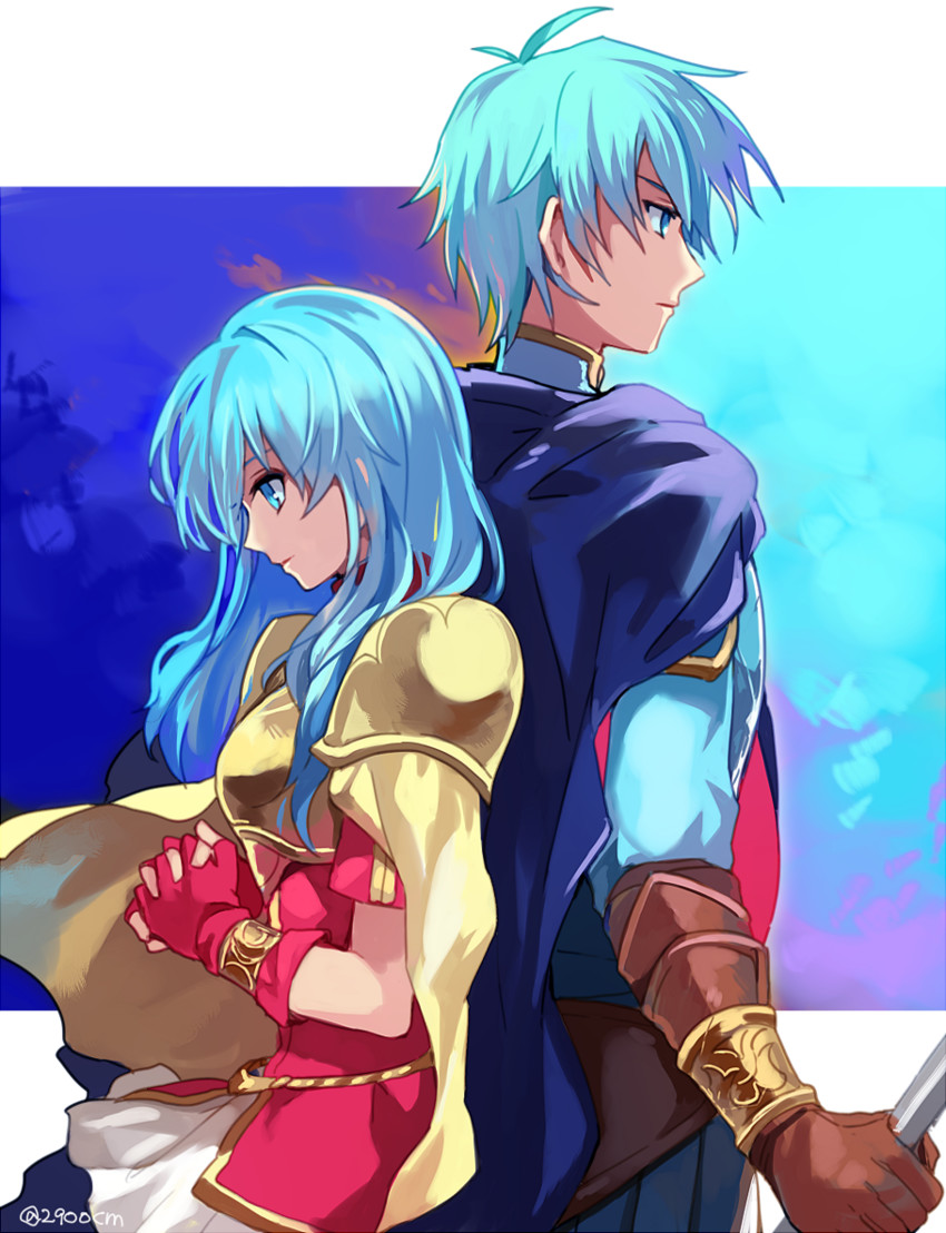 eirika and ephraim (fire emblem and 1 more) drawn by nana_(nanalog76)