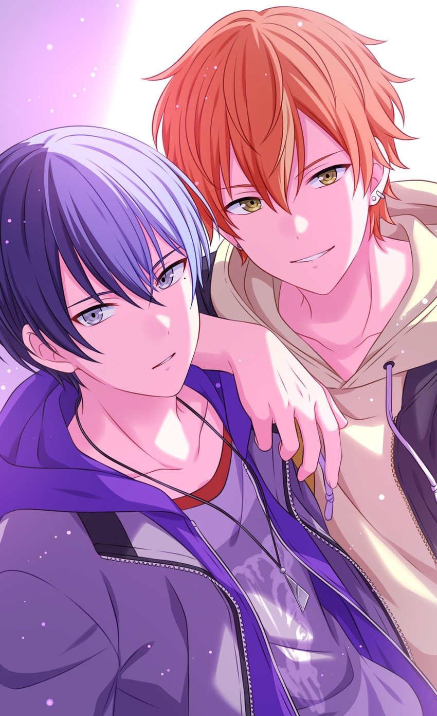 shinonome akito and aoyagi touya (project sekai) drawn by sekina