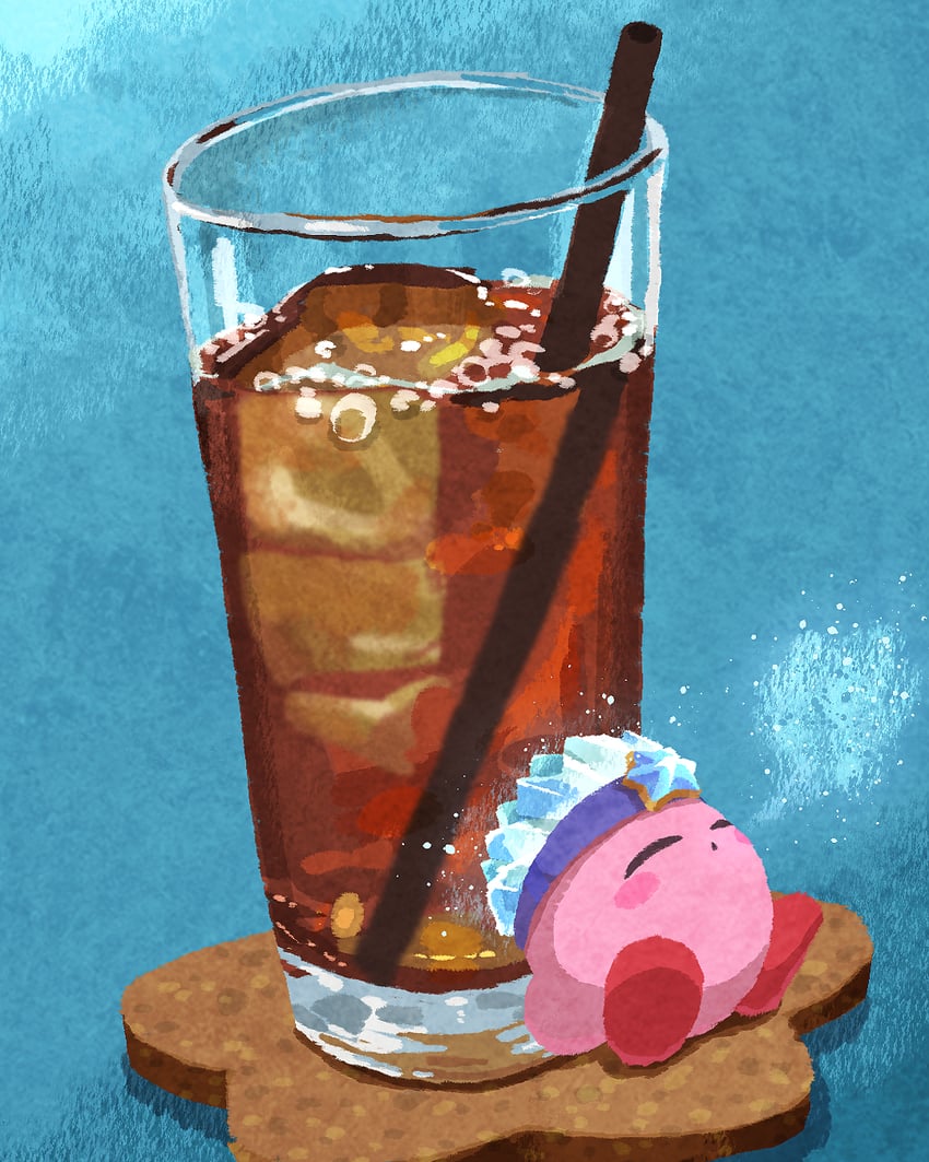 kirby and ice kirby (kirby and 1 more) drawn by miclot