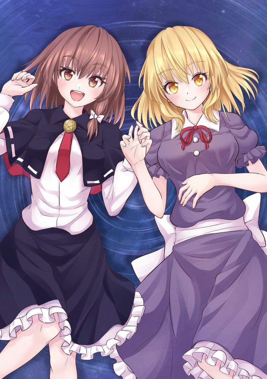 usami renko and maribel hearn (touhou) drawn by ramie_(ramie541)