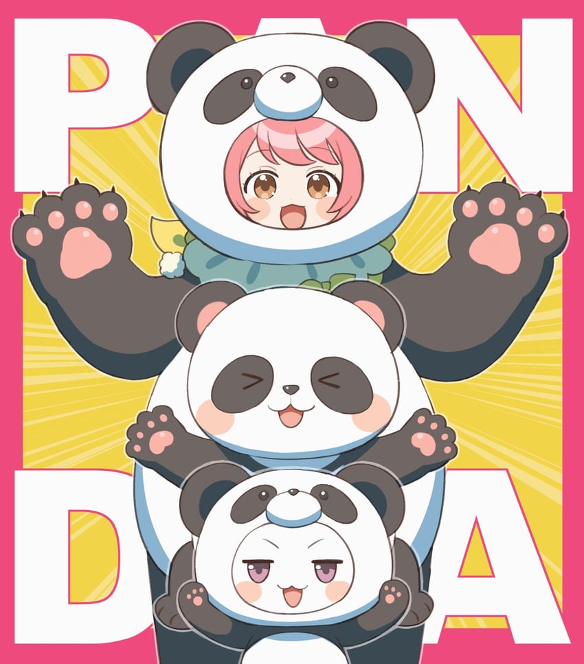 nikki, momo, and baobao (nikki and 1 more) drawn by panri