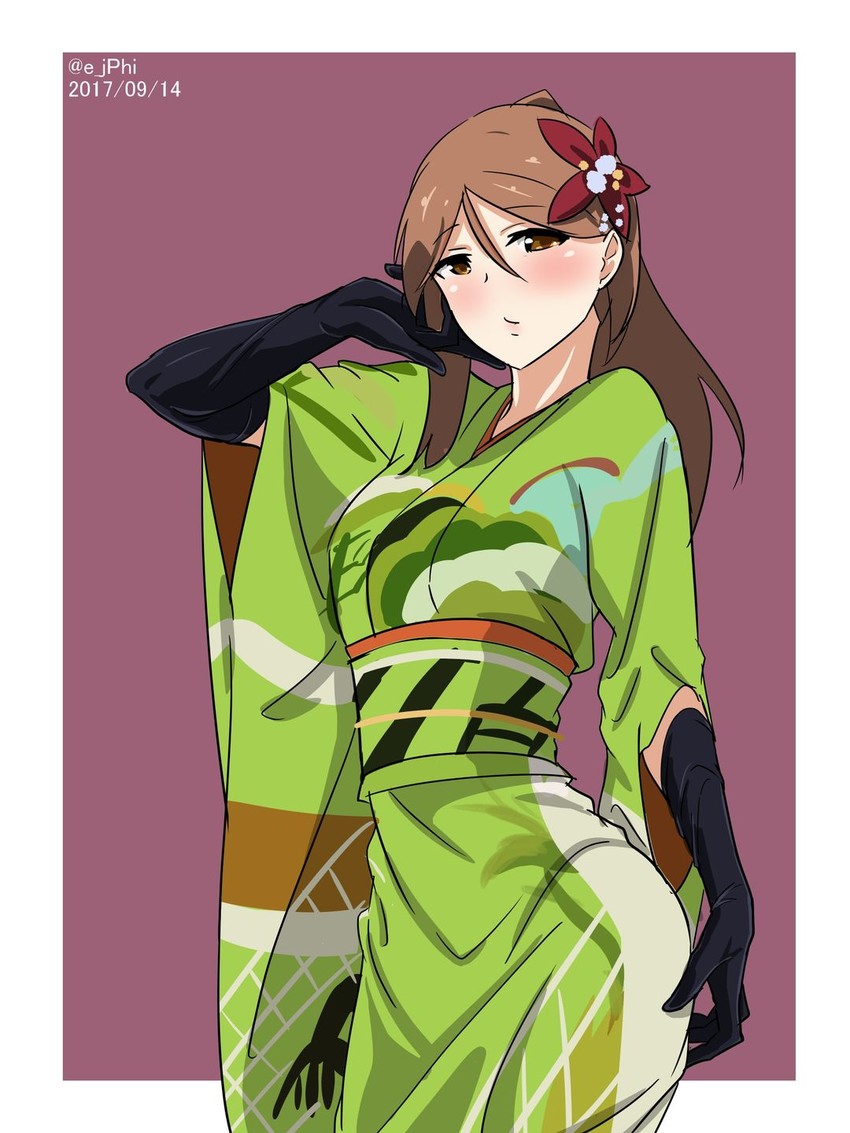 amagi (kantai collection) drawn by doushi_tatsu_to_dekkai_no