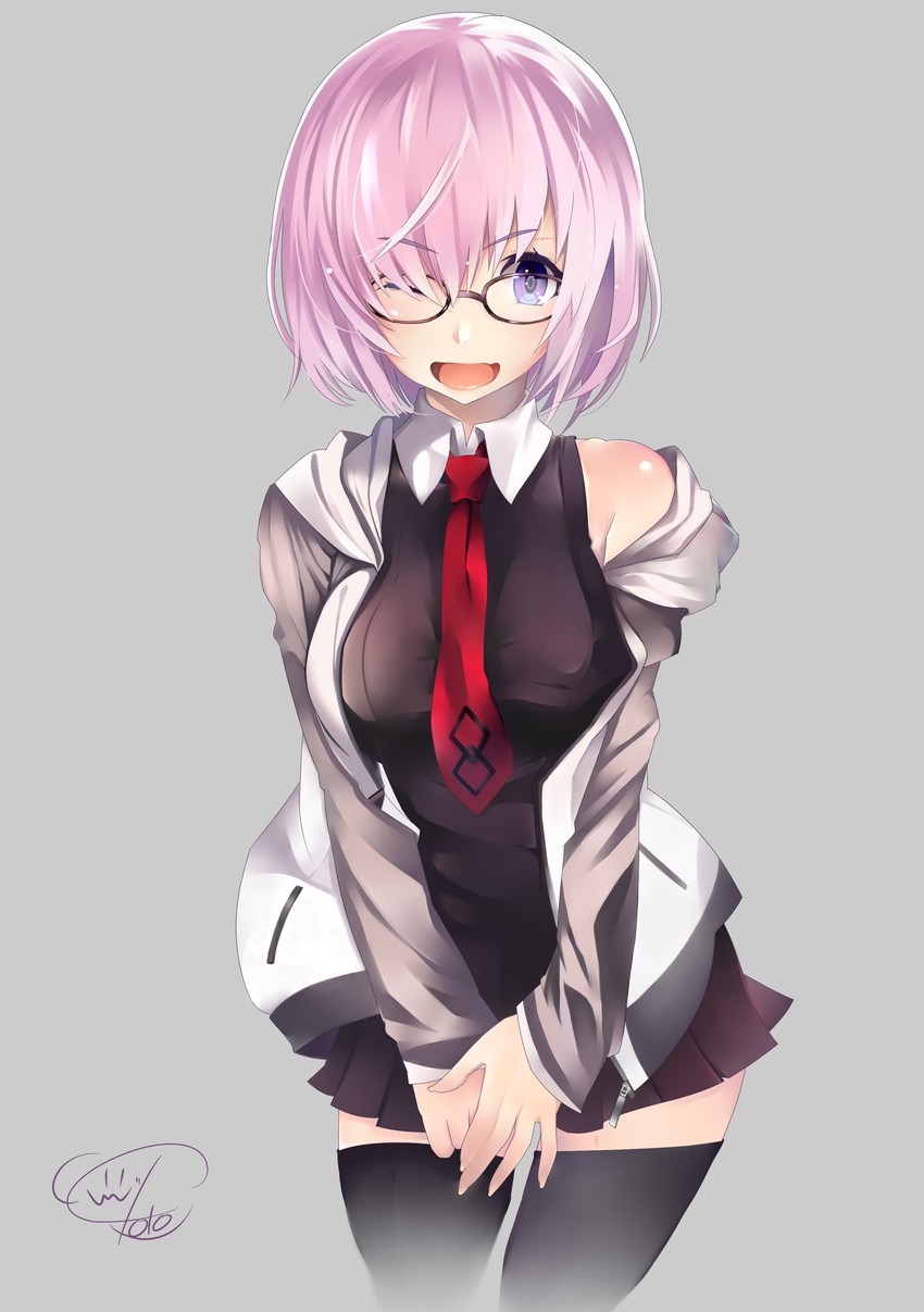 mash kyrielight (fate and 1 more) drawn by cekonikova