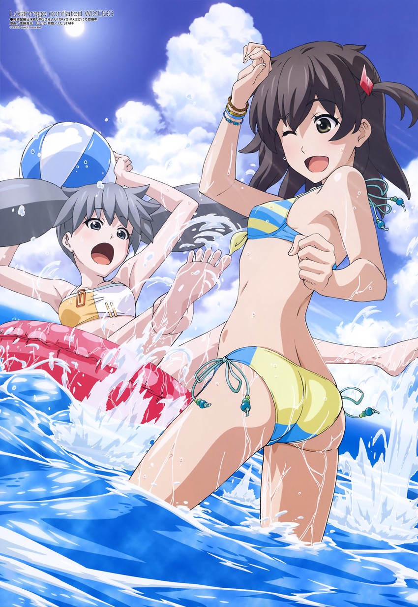 tama and kominato ruuko (megami magazine and 2 more) drawn by satou_takamitsu
