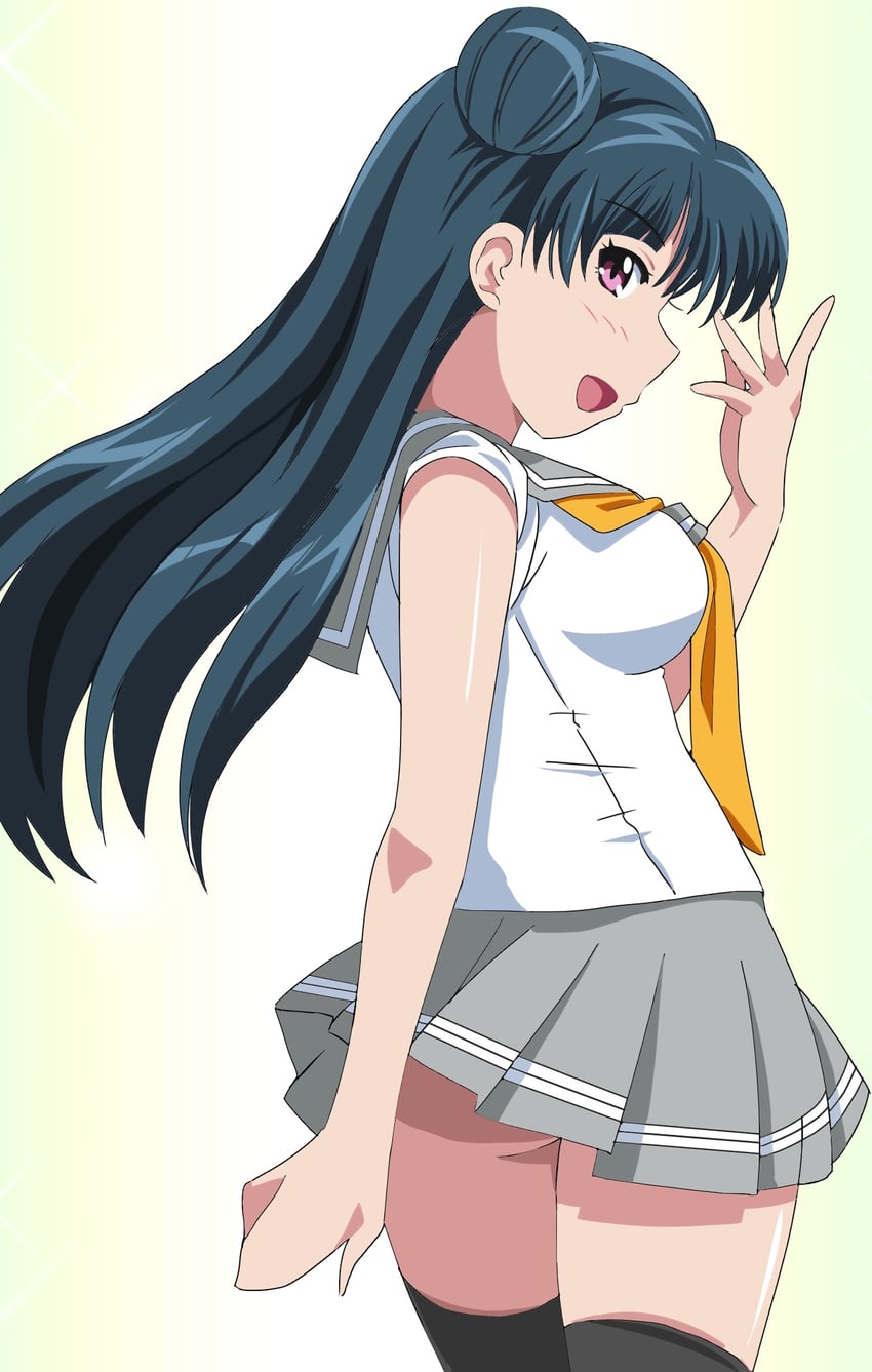 tsushima yoshiko (love live! and 1 more) drawn by supudere_(doki2sdale)