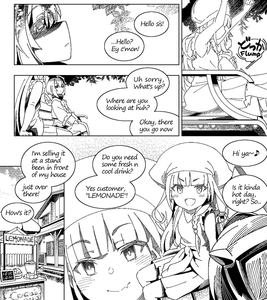 amane kanata and kiryu coco (hololive) drawn by tataki_tuna
