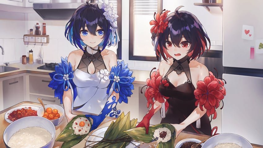 seele vollerei and seele (honkai and 1 more) drawn by swkl:d