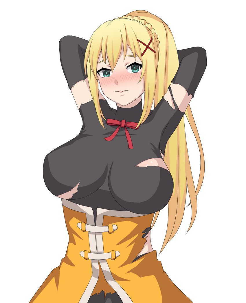 darkness (kono subarashii sekai ni shukufuku wo!) drawn by kurone_rinka