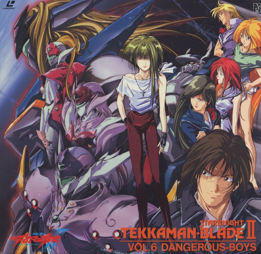 tekkaman blade, aiba takaya, kisaragi aki, yumi francois, pegas, and 8 more (tekkaman blade and 1 more)