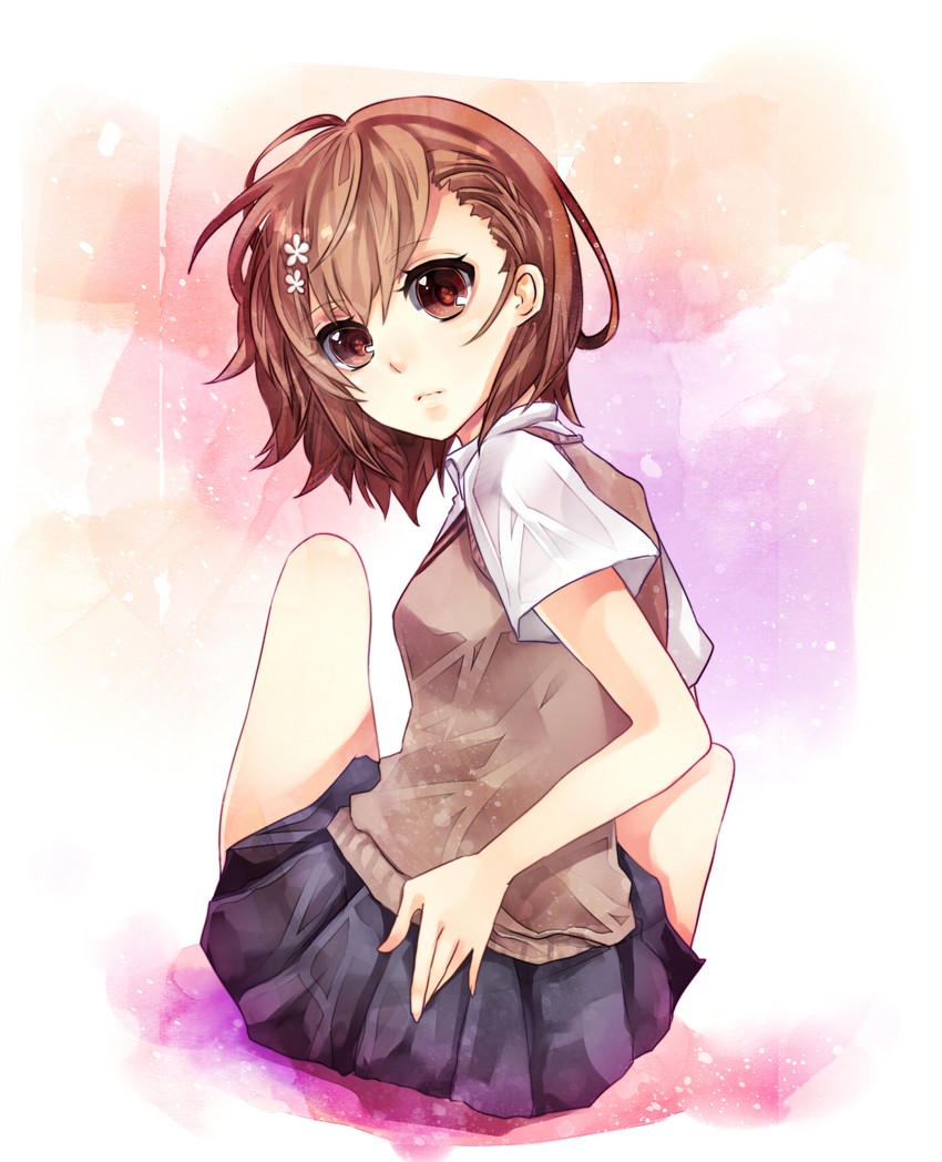 misaka mikoto (toaru majutsu no index and 1 more) drawn by sasakichi_(ssk_chi)
