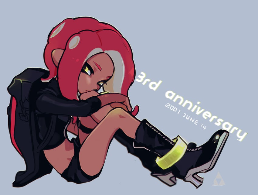octoling player character, octoling girl, and agent 8 (splatoon and 2 more) drawn by imaikuy0