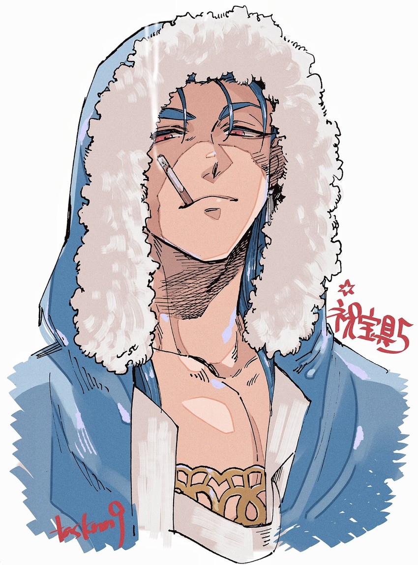cu chulainn (fate and 1 more) drawn by takara_hajimaru