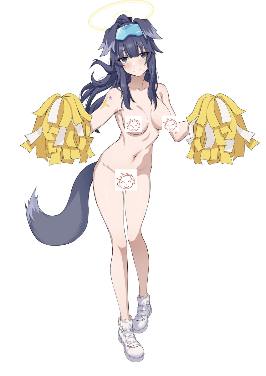 sensei, doodle sensei, and hibiki (blue archive) drawn by boyin