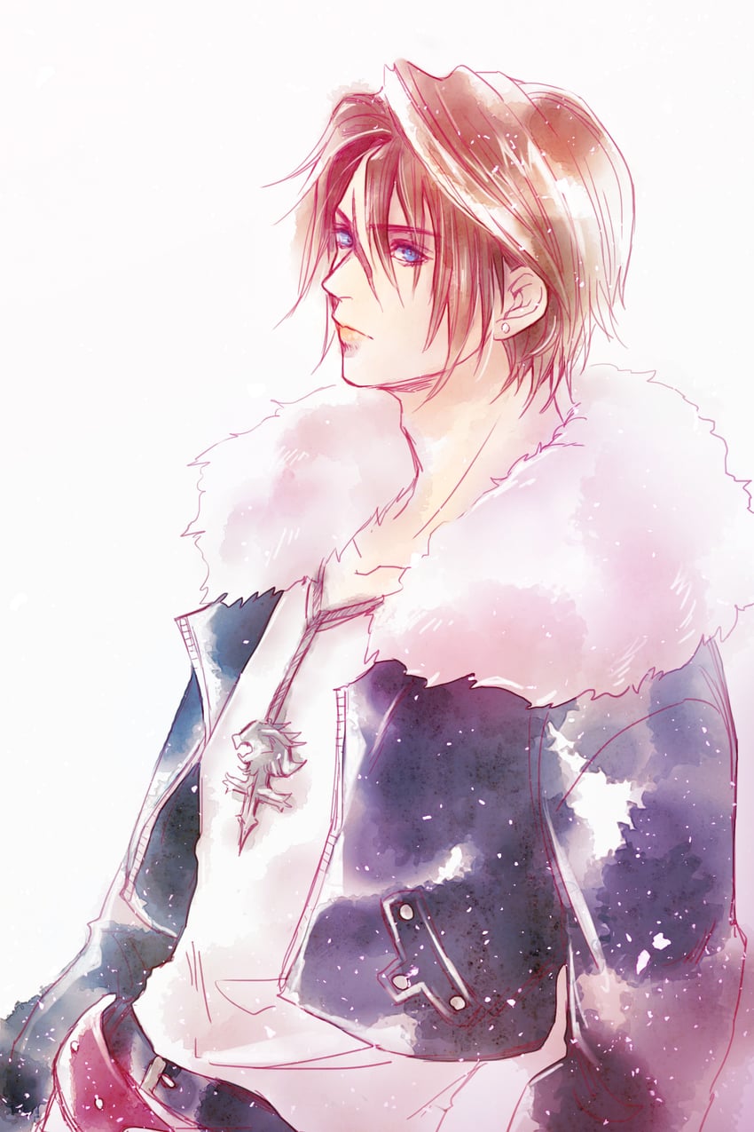 squall leonhart (final fantasy and 1 more) drawn by azuiyo7210