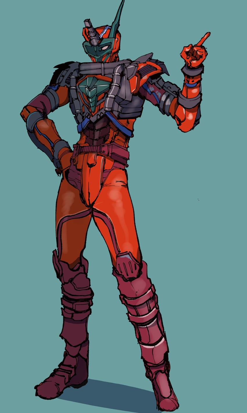 evolto and blood stalk (kamen rider and 1 more) drawn by ichitaka_(1015ichitaka)