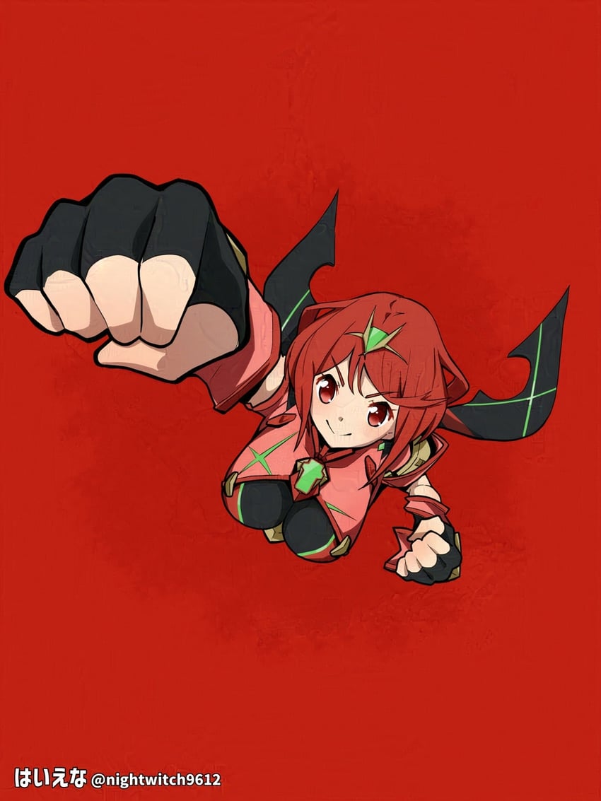 pyra (xenoblade chronicles and 2 more) drawn by highena
