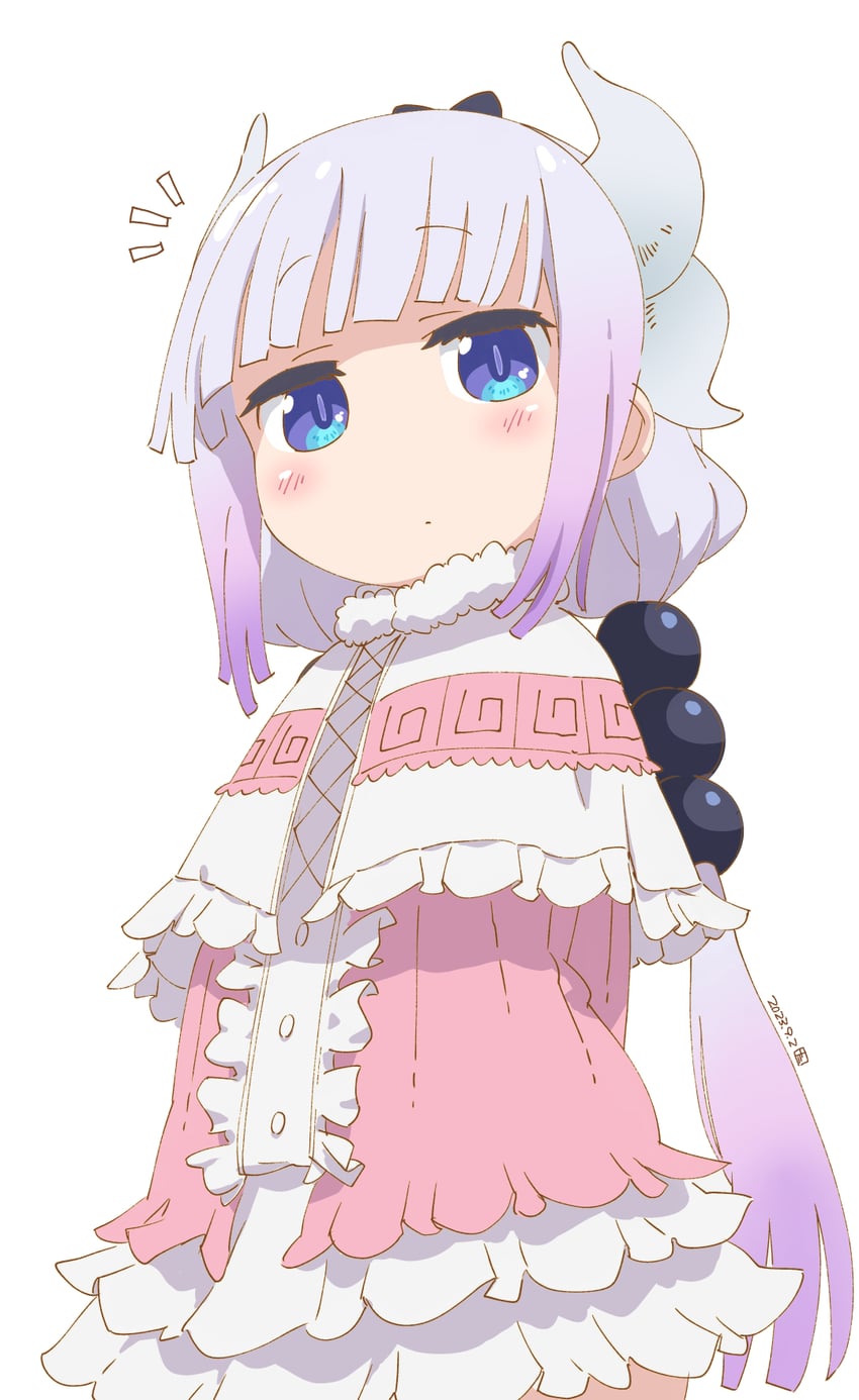 kanna kamui (kobayashi-san chi no maidragon) drawn by tabayan_jigokuhen