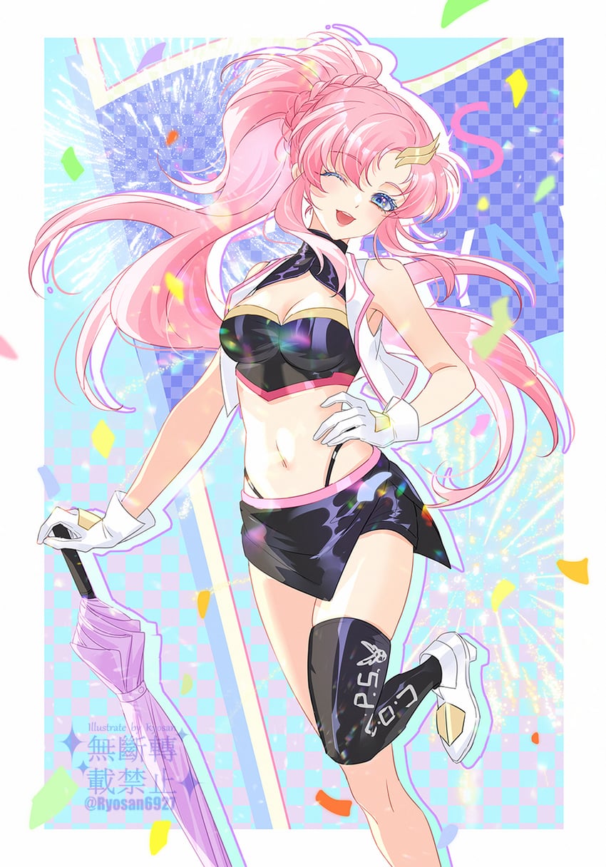 lacus clyne (gundam and 2 more) drawn by tsuna2727