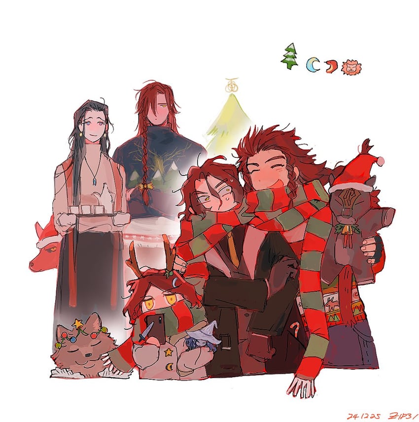 ranni the witch, blaidd the half-wolf, starscourge radahn, rennala queen of the full moon, radagon of the golden order, and 4 more (elden ring) drawn by rimyzipel
