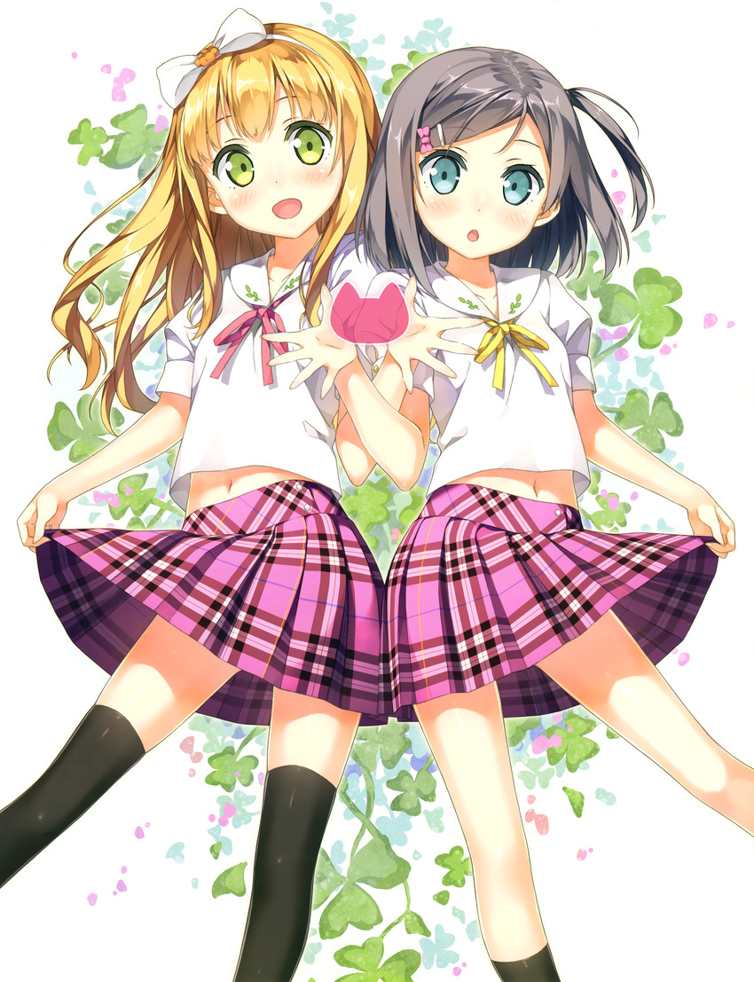 tsutsukakushi tsukiko and azuki azusa (hentai ouji to warawanai neko.) drawn by kantoku