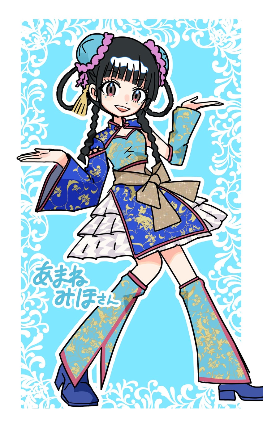 shinonome kazune and amane miho (real life and 1 more) drawn by tsuzutsu