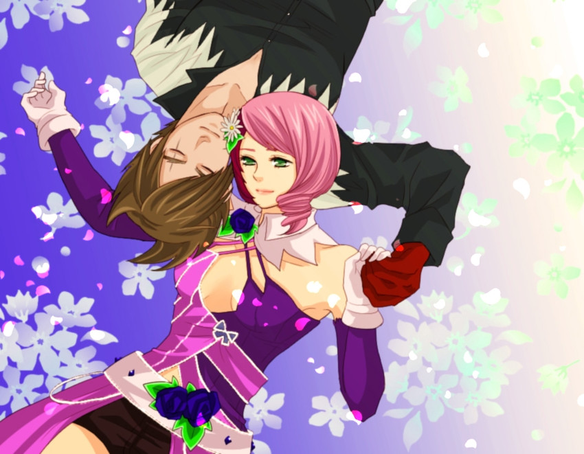 alisa boskonovich and lars alexandersson (tekken) drawn by popon_ta