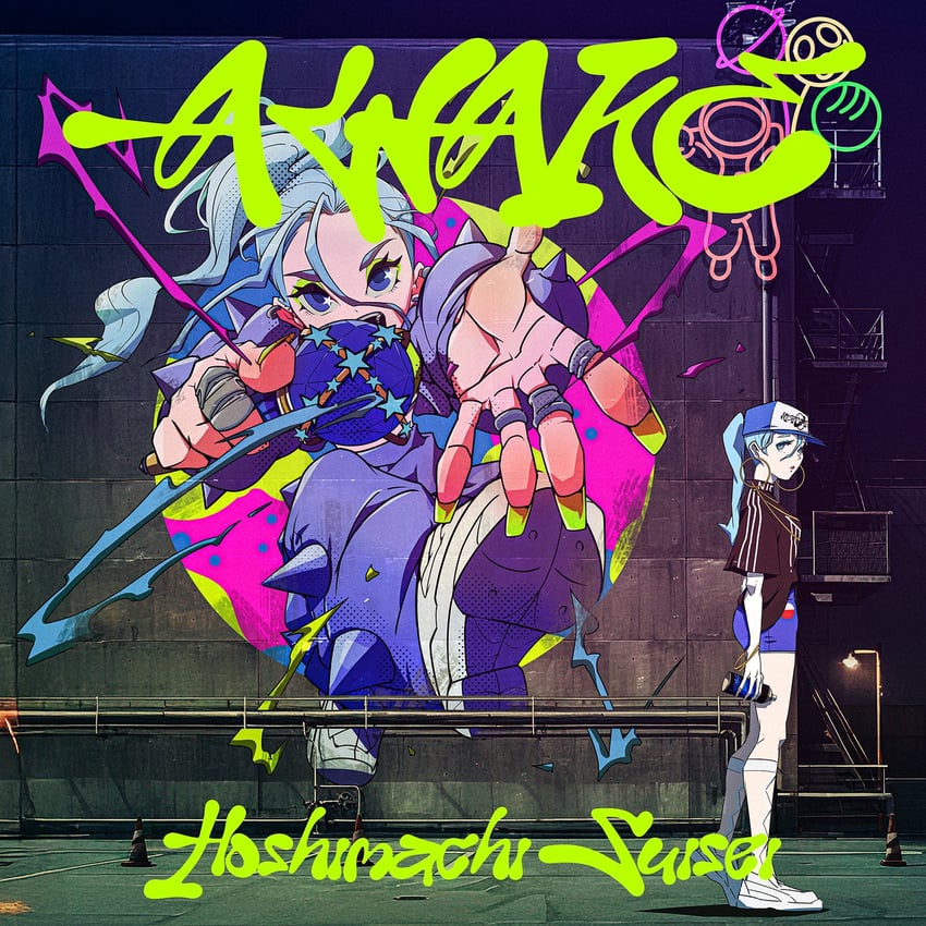 hoshimachi suisei (hololive and 1 more) drawn by ykbx