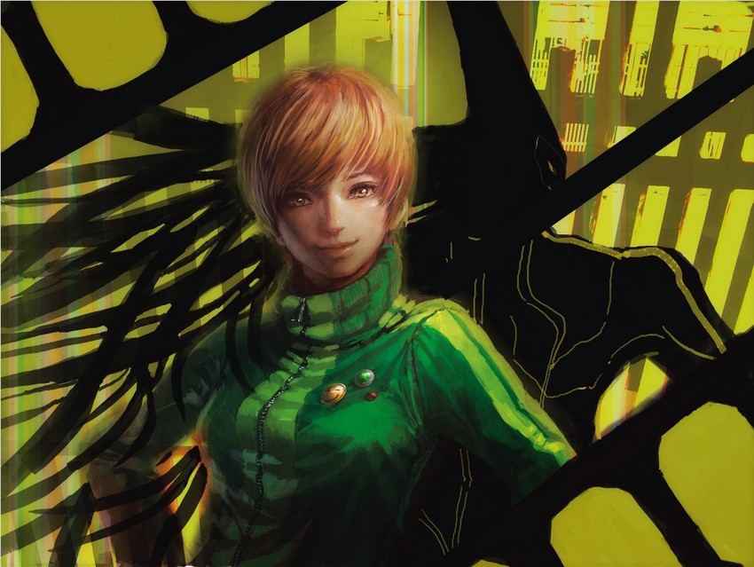 satonaka chie and tomoe (persona and 1 more) drawn by kaburagi_yasutaka