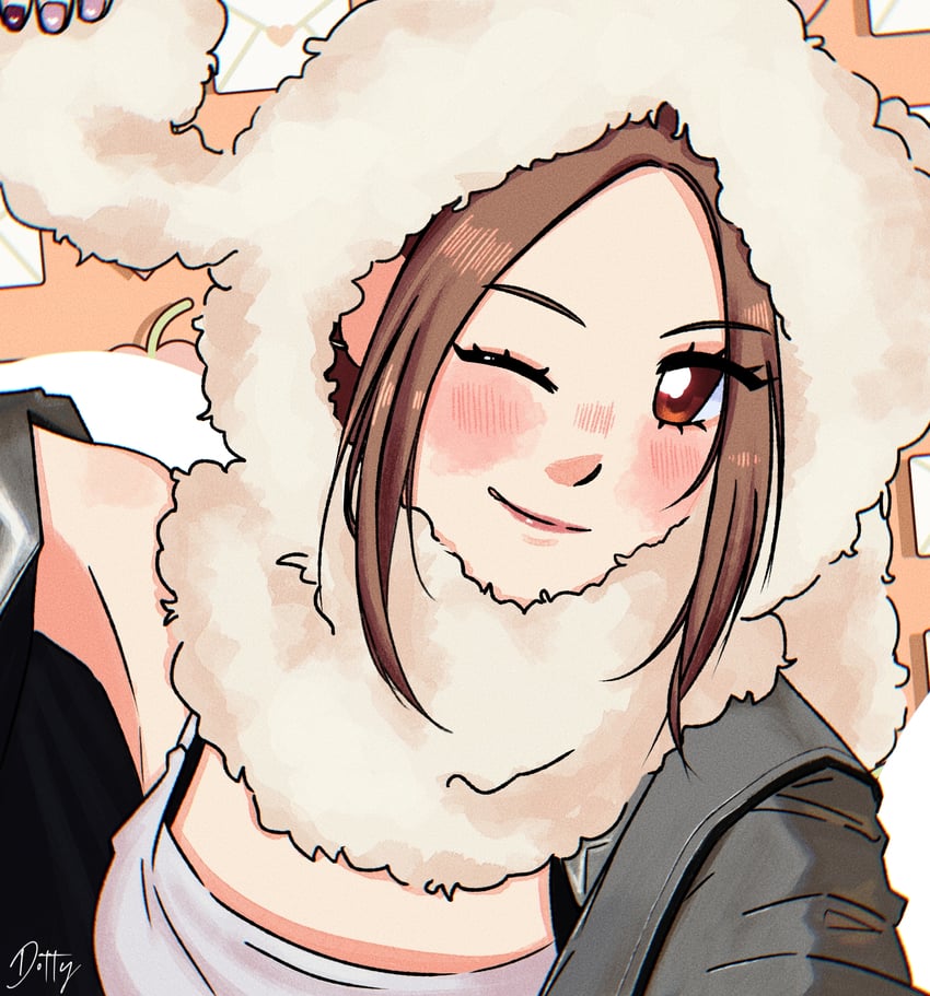 haneul (real life and 1 more) drawn by dottyartday