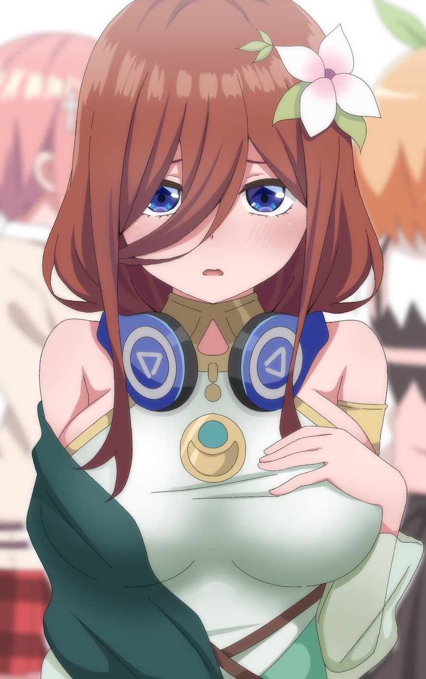 nakano miku, kokkoro, nakano yotsuba, nakano ichika, and itou miku (princess connect! and 1 more) drawn by poa_mellhen