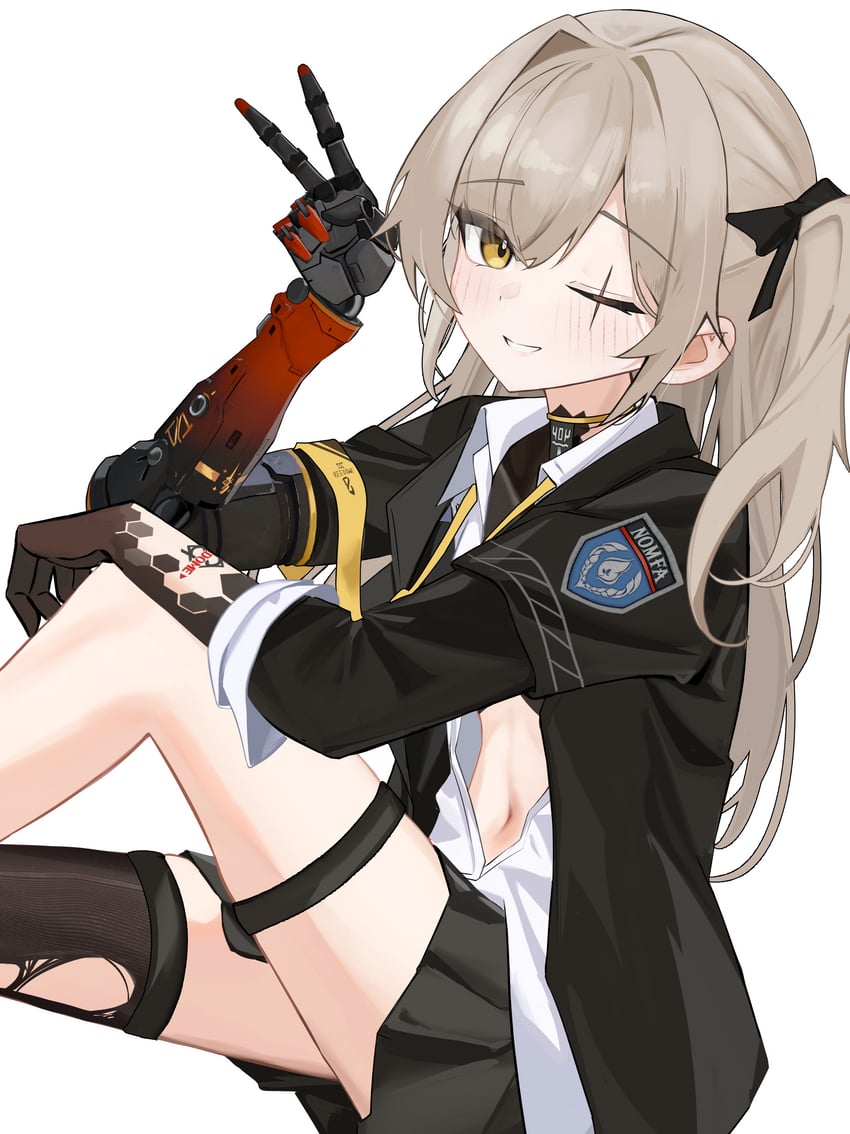 ump45 and leva (girls' frontline and 1 more) drawn by ryoya