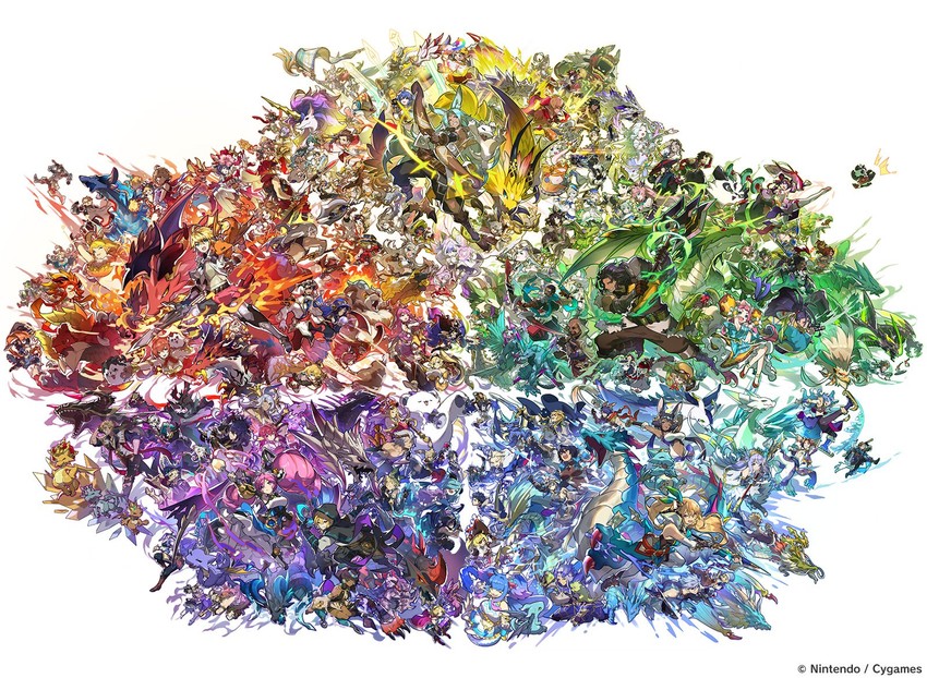 cerberus, mym, lily, cleo, elisanne, and 173 more (dragalia lost) drawn by saitou_naoki