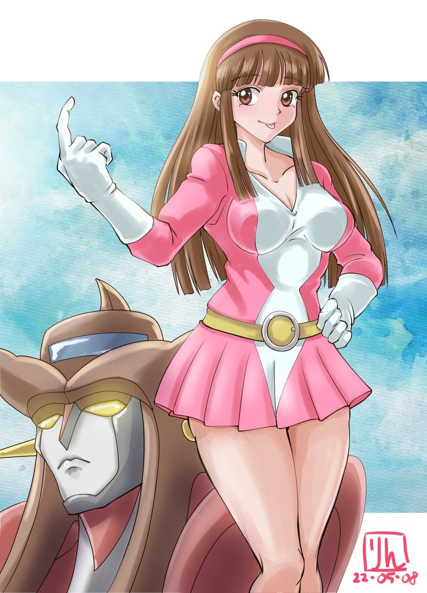 yumi sayaka and venus a (mazinger and 1 more) drawn by tabibito_rin