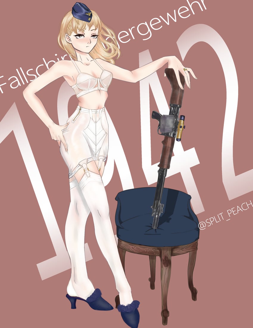 fg42 (girls' frontline) drawn by split_peach