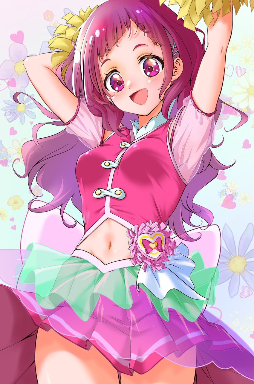 nono hana and cure yell (precure and 1 more) drawn by kakikakilemon